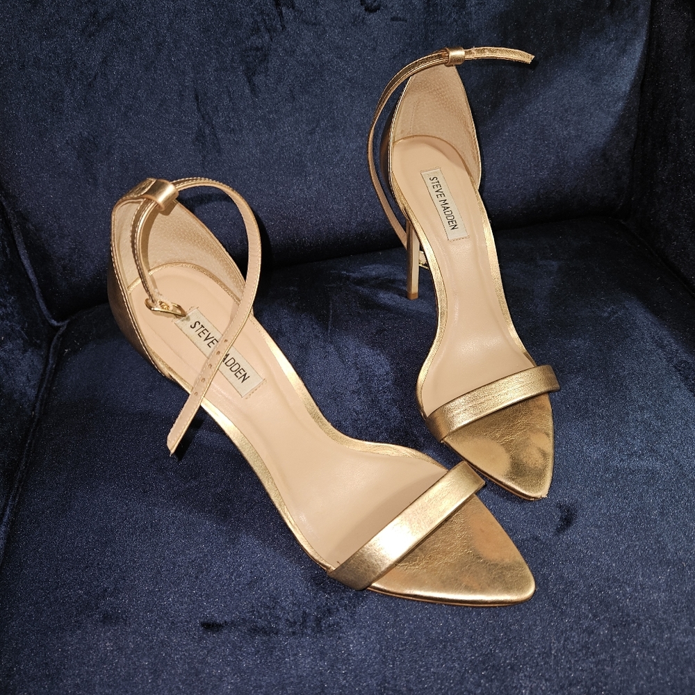 Gold Steve Madden Heels
